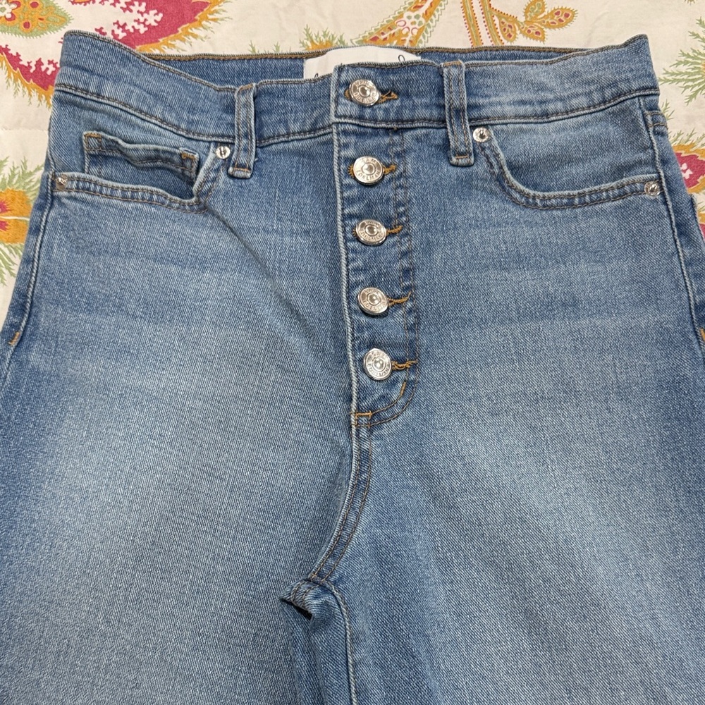 Sam Edelman Codie High Rise Button-Fly Women's Jeans